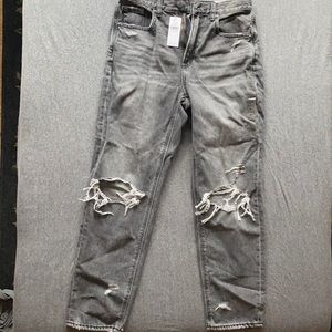 American Eagle Mom Jean Light Gray